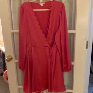 NEVER BEEN WORN Chic Soul Glam Doll Dress in Fuchsia